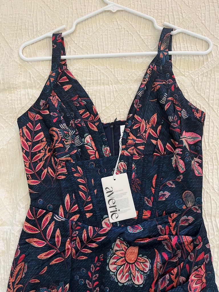 Averie Halley Midi Dress One Of A Kind Women’s Small Nwt — image 7 of 8